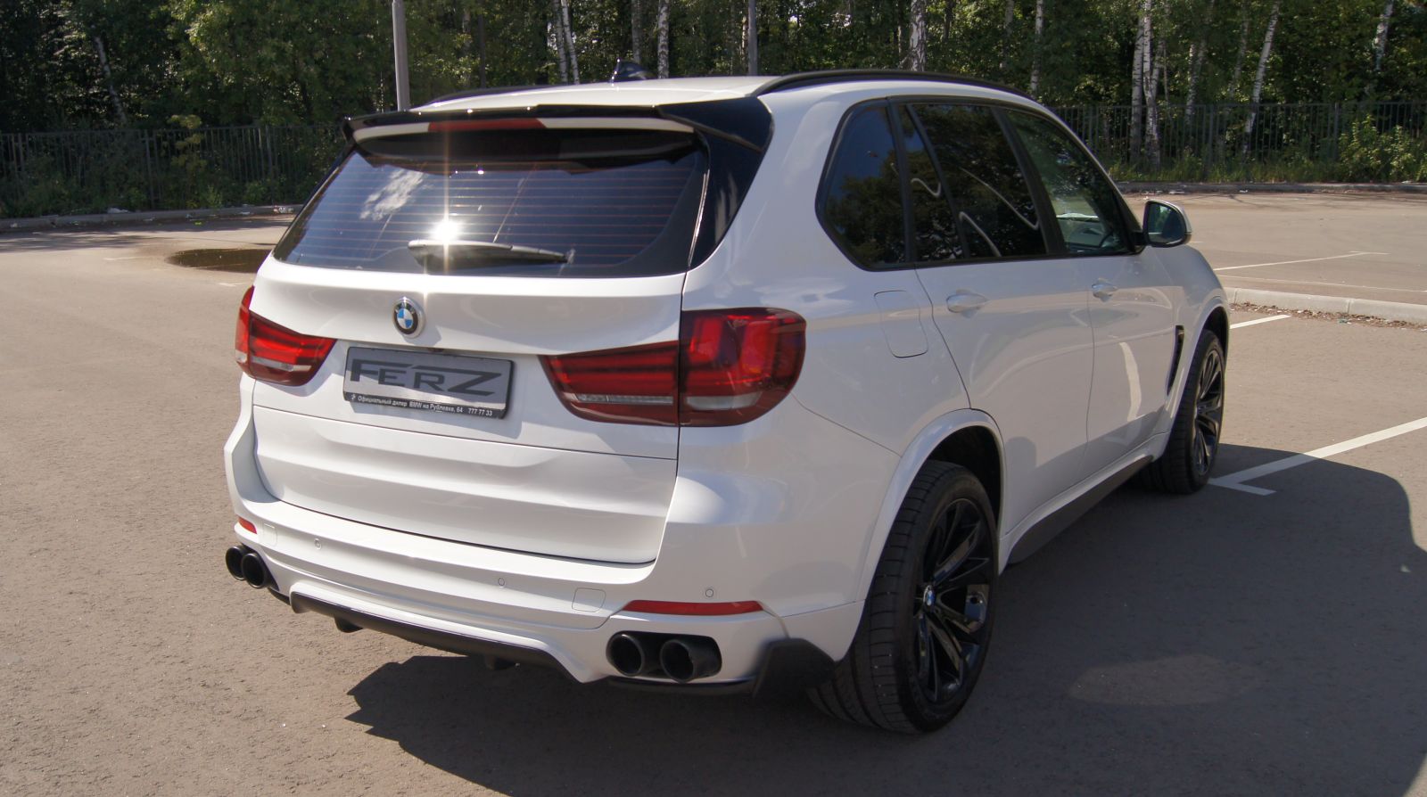 Верхний спойлер крышки багажника FERZ для BMW X5 F15