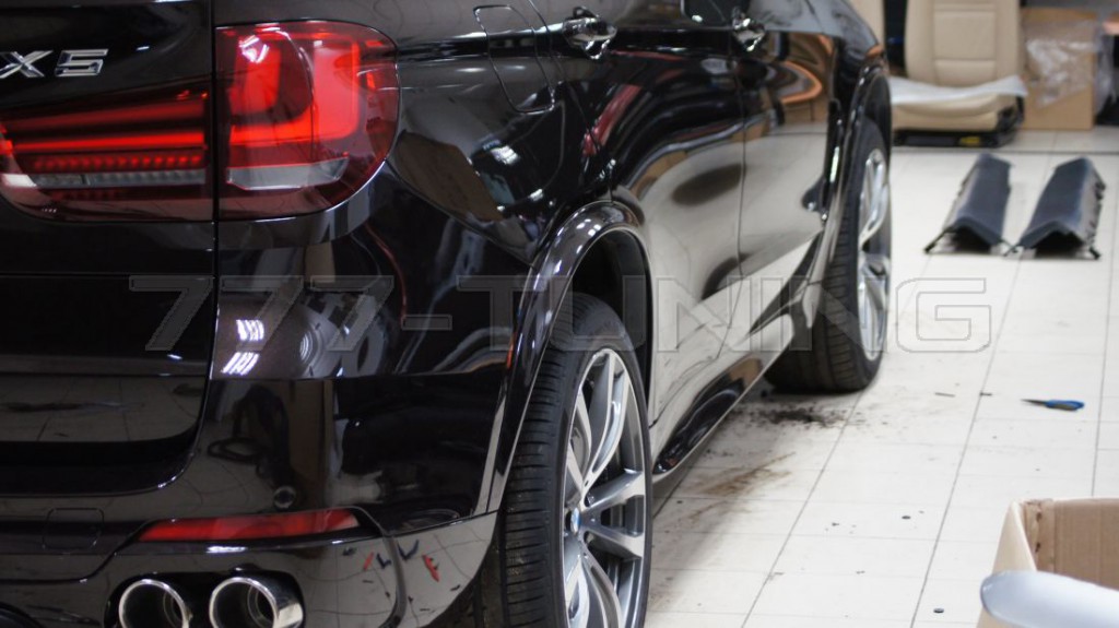 Установка обвеса BARS для BMW X5 F15