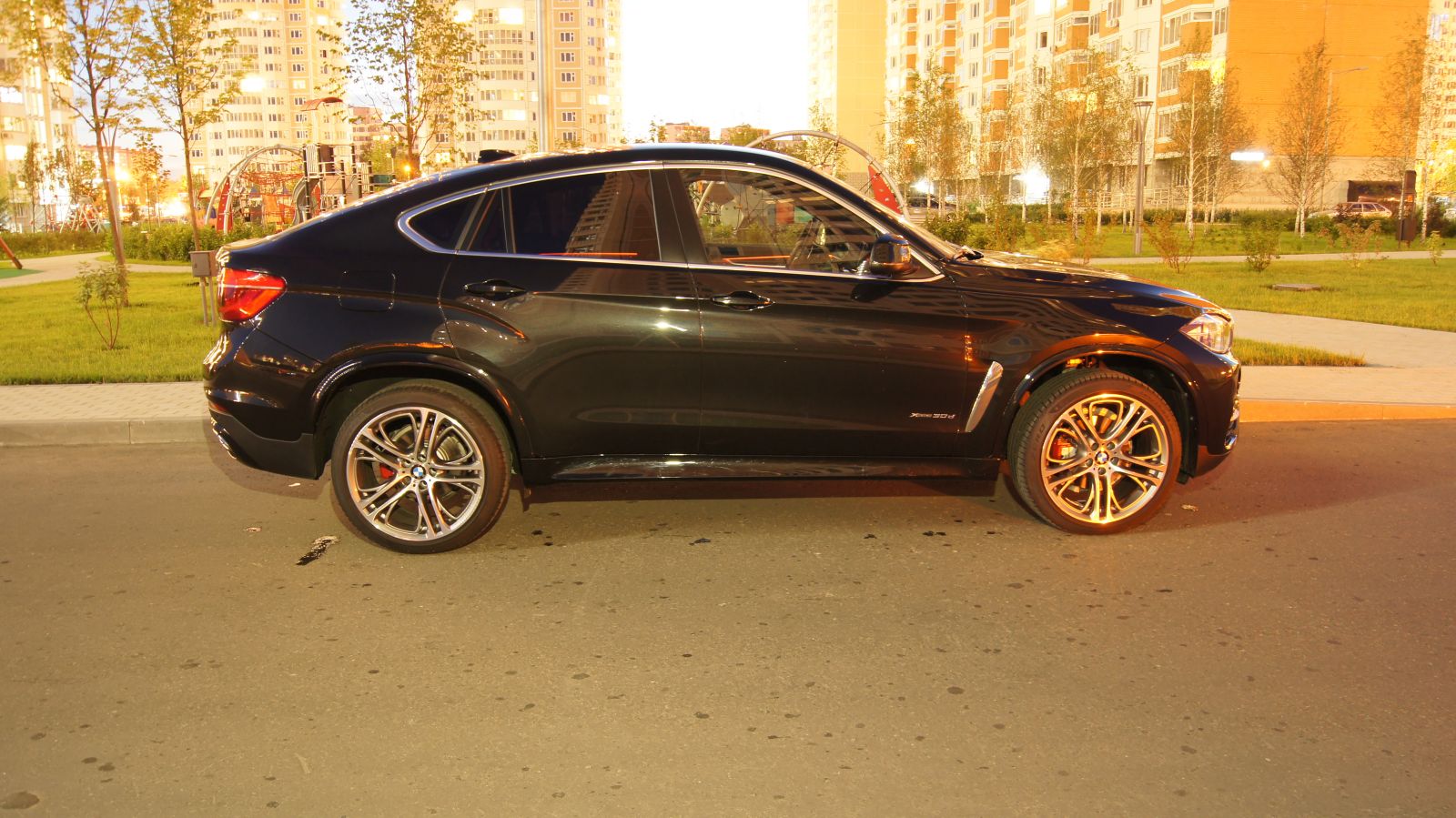 Пороги "Power Style"  для BMW X6 F16