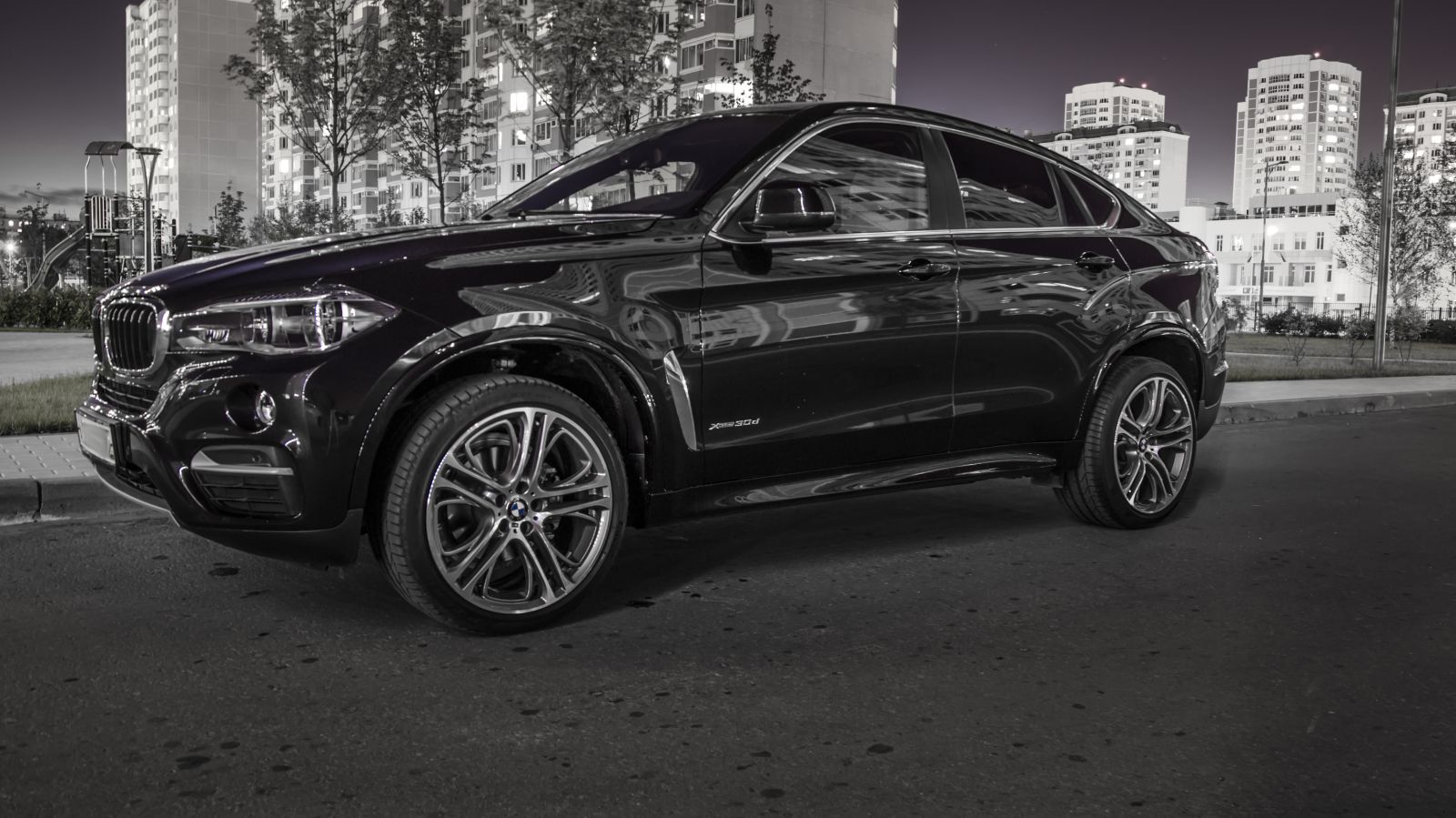 Пороги "Power Style"  для BMW X6 F16