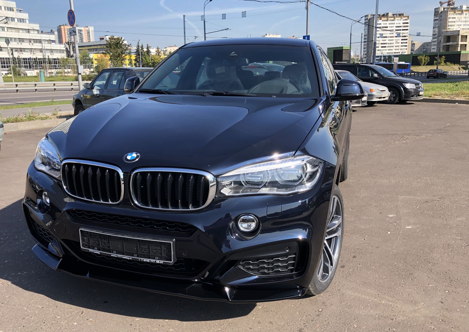 передний сплитер для BMW X6 F16 Dynamic Package