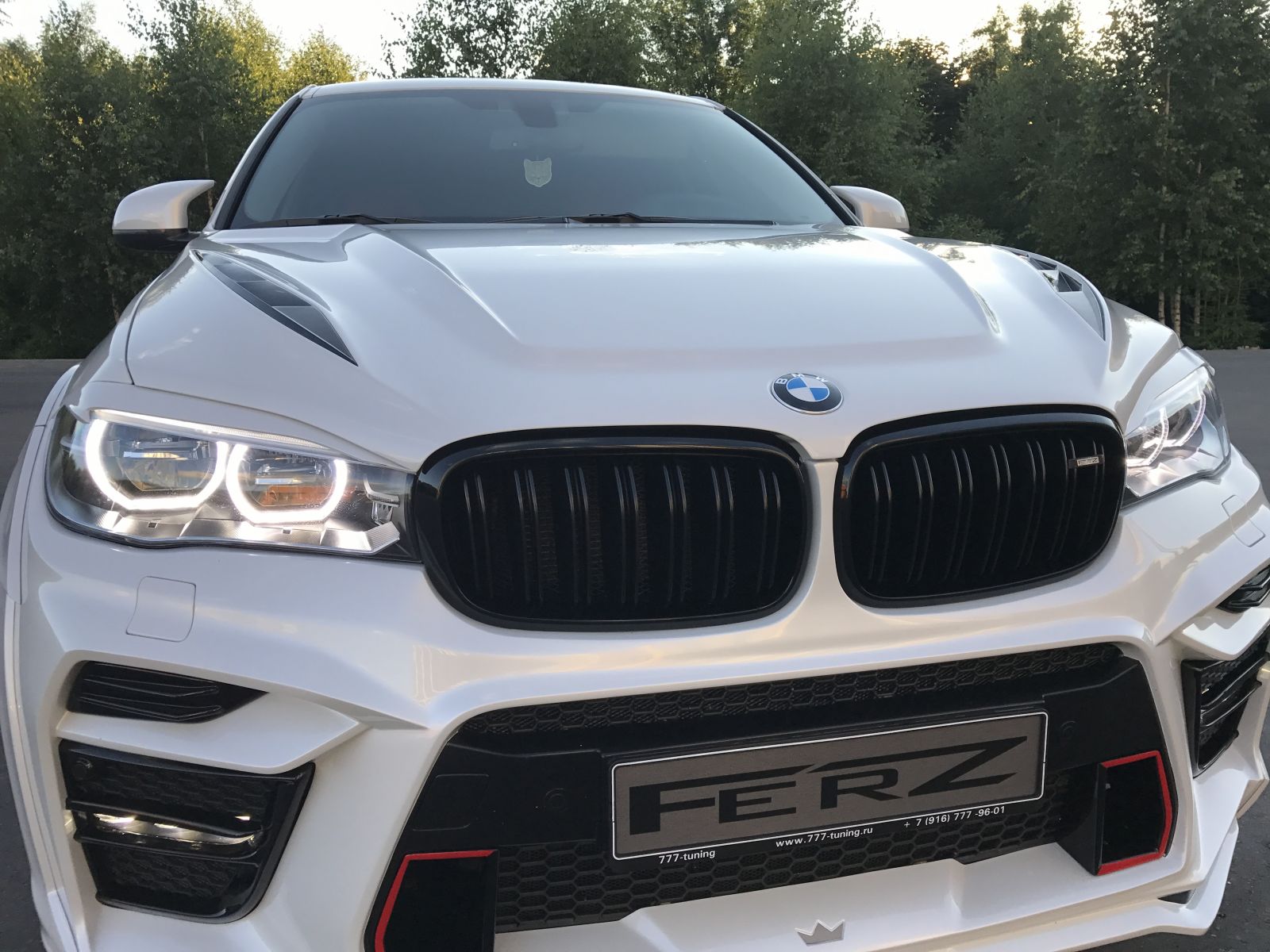 Тюнинг капот для BMW X6 F16 Х5 F15