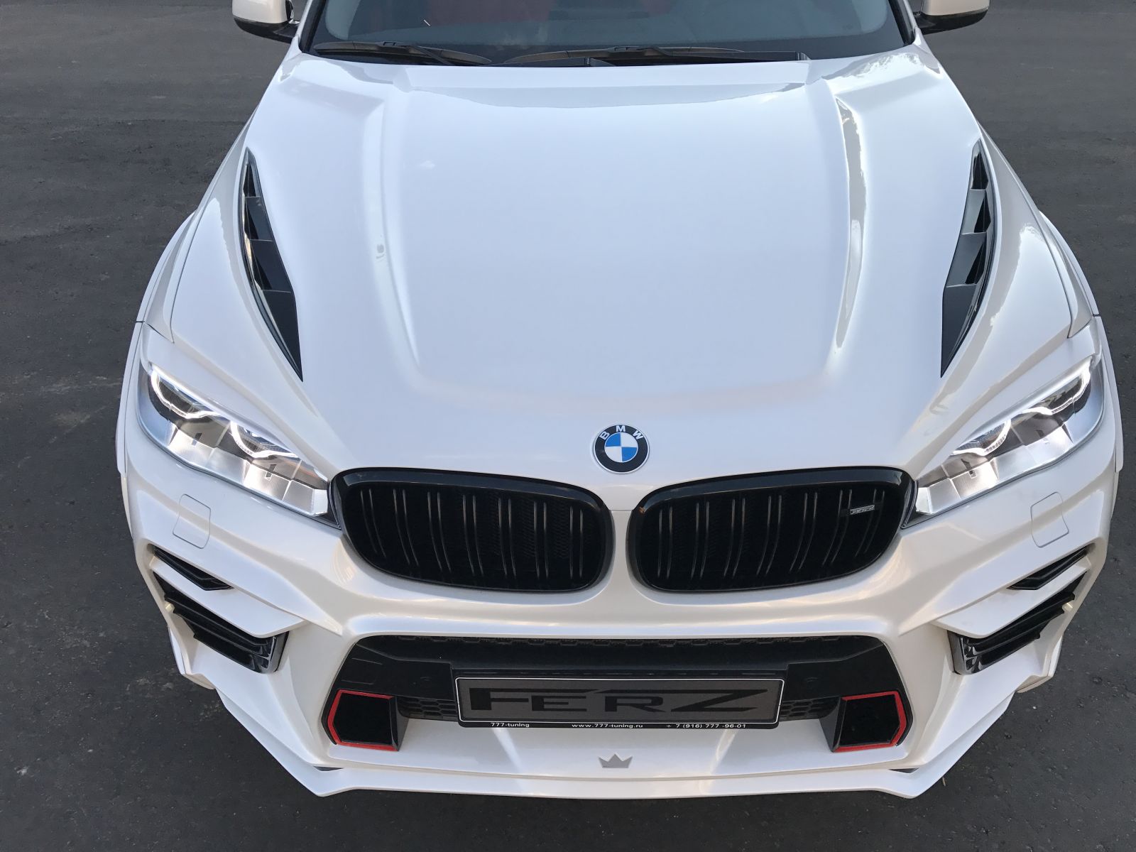 Тюнинг капот для BMW X6 F16 Х5 F15