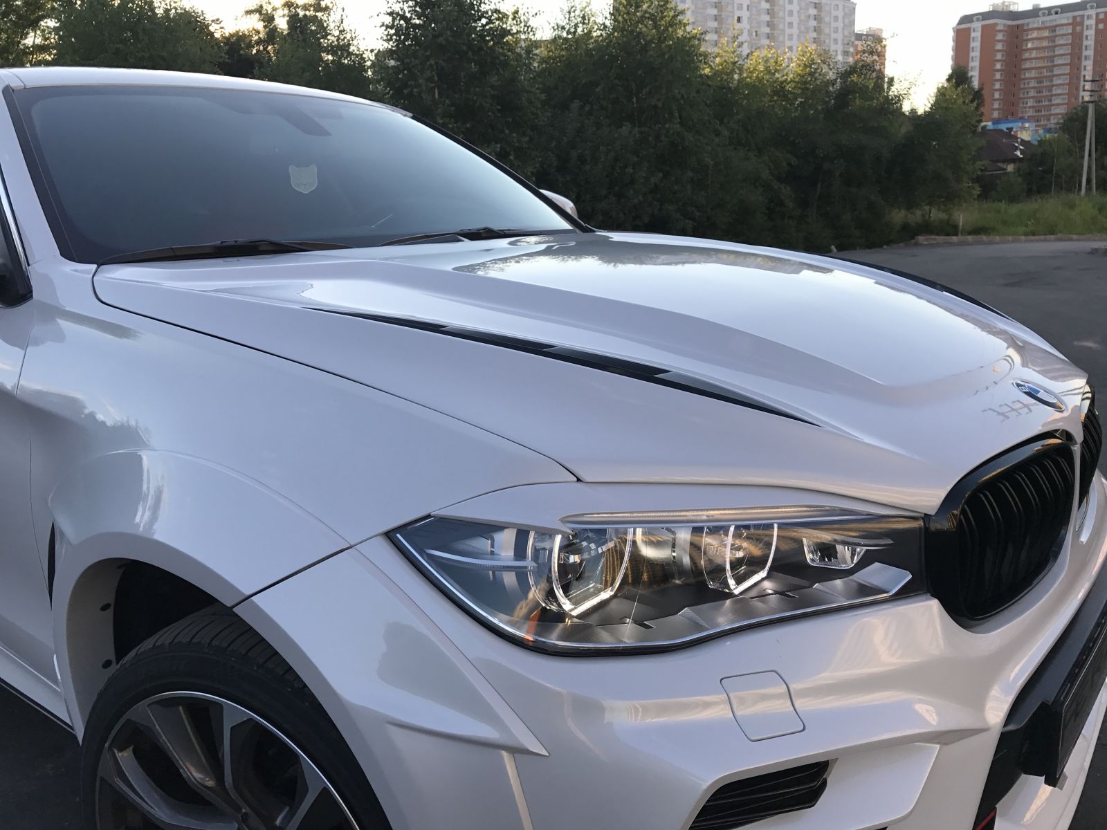 Тюнинг капот для BMW X6 F16 Х5 F15