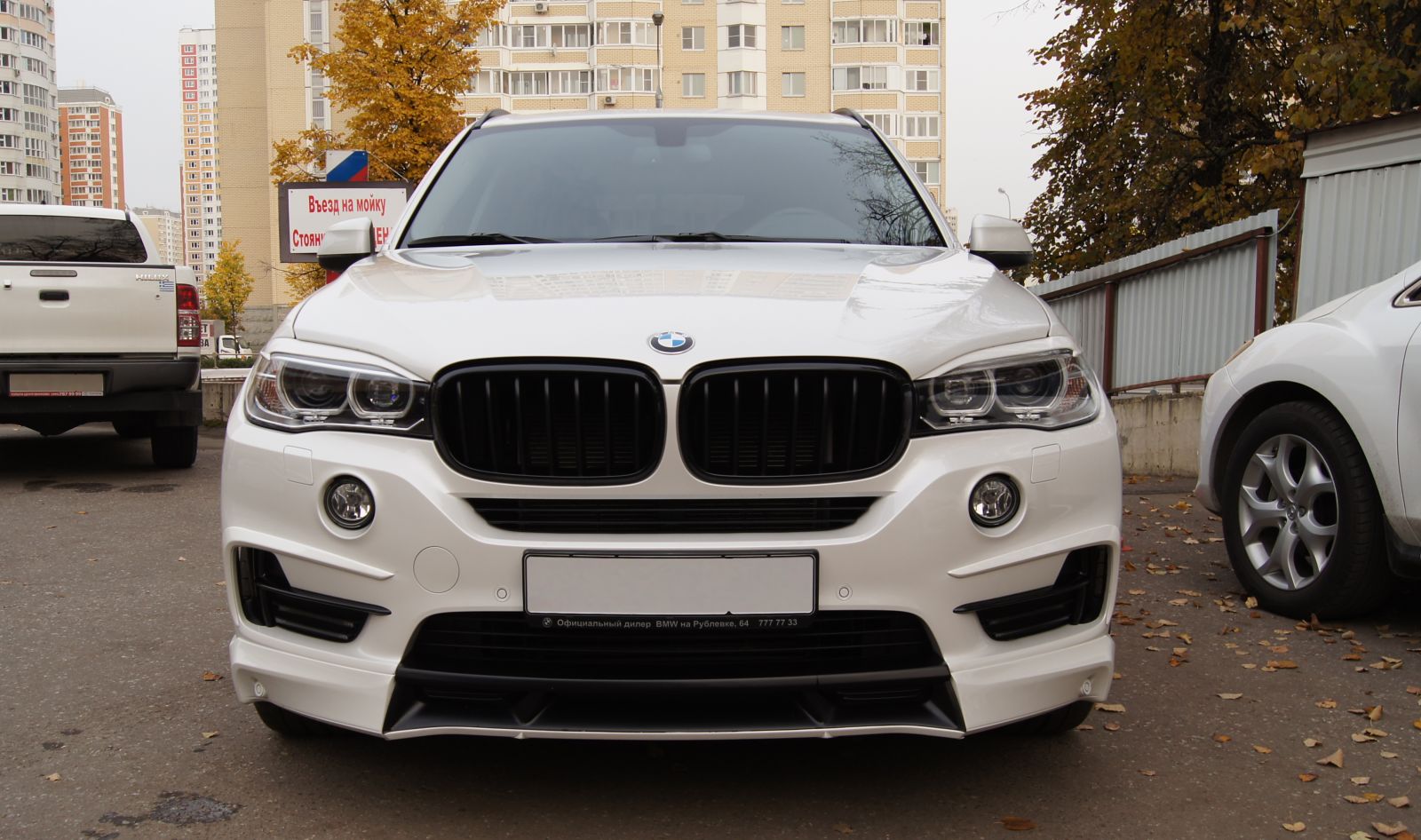 Ресницы фар для BMW X5 F15 X6 F15