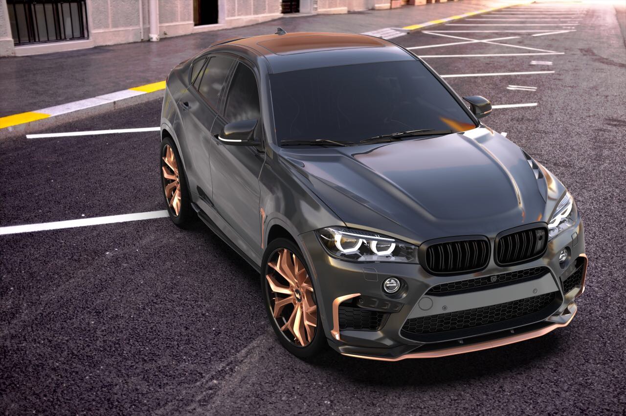 Комплект сплитeров для BMW X5M X6M