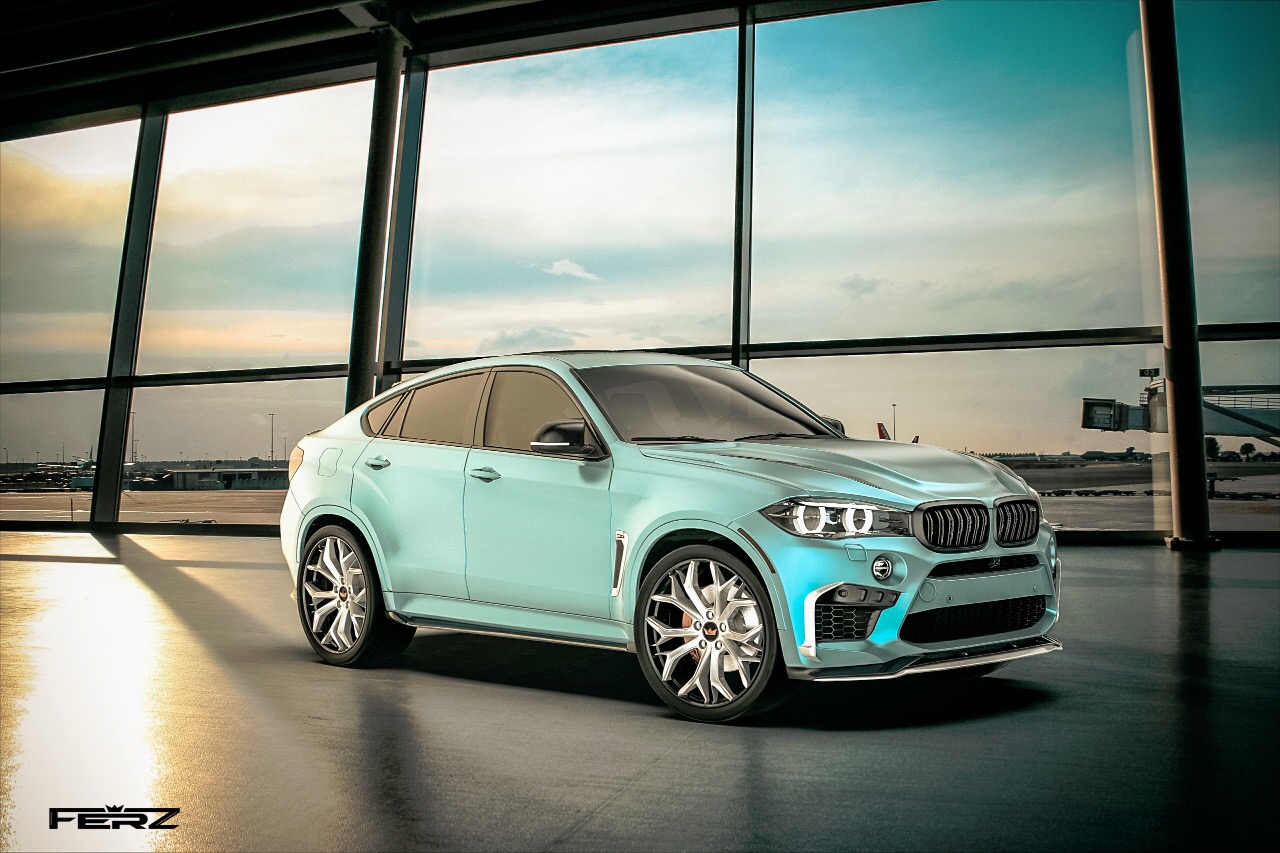 Комплект сплитeров для BMW X5M X6M