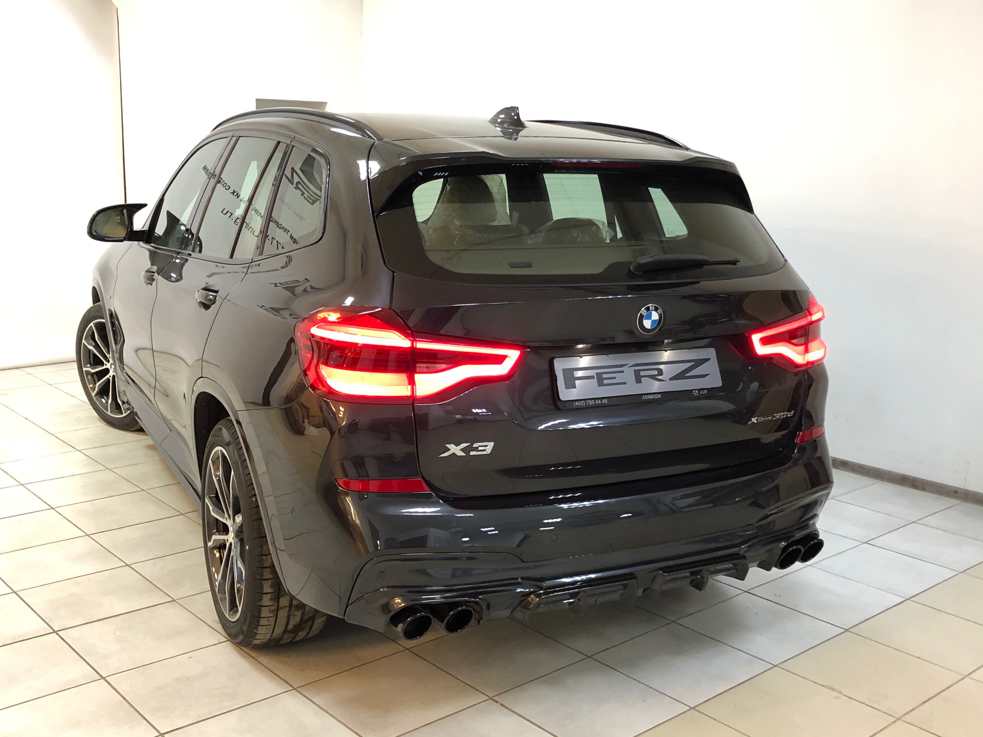 Двойной выхлоп для BMW X3 G01