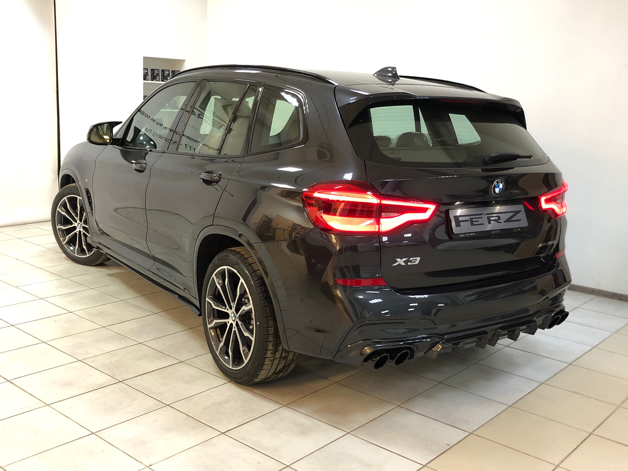 Двойной выхлоп для BMW X3 G01