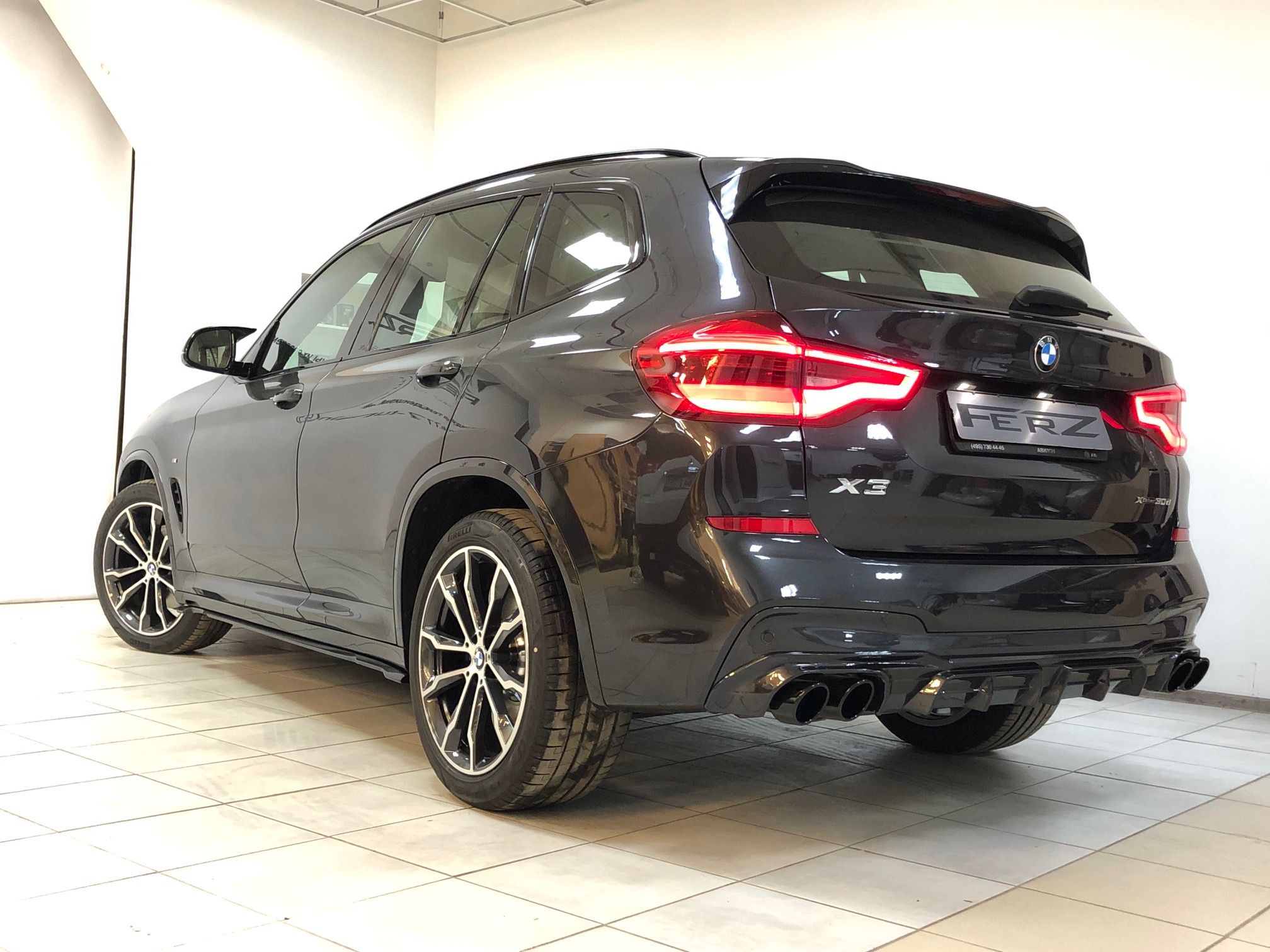 Двойной выхлоп для BMW X3 G01