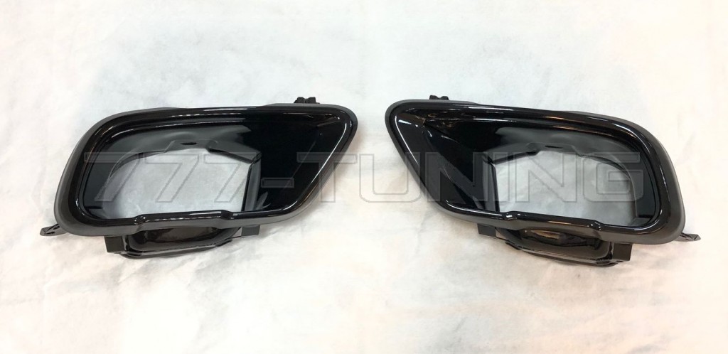 черные насадки выхлопа для BMW X5 G05