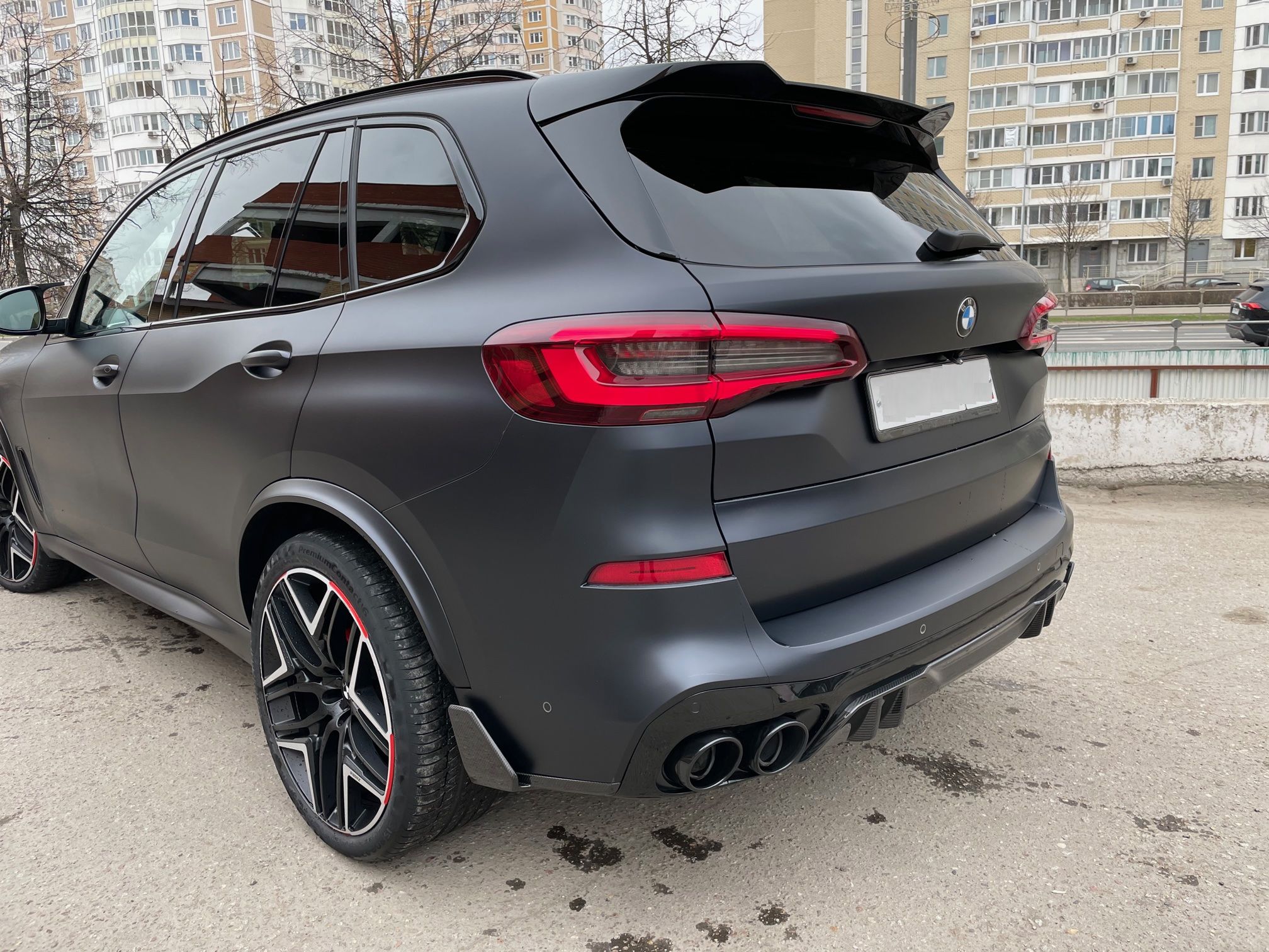 сдвоенный выхлоп для BMW X6 G06