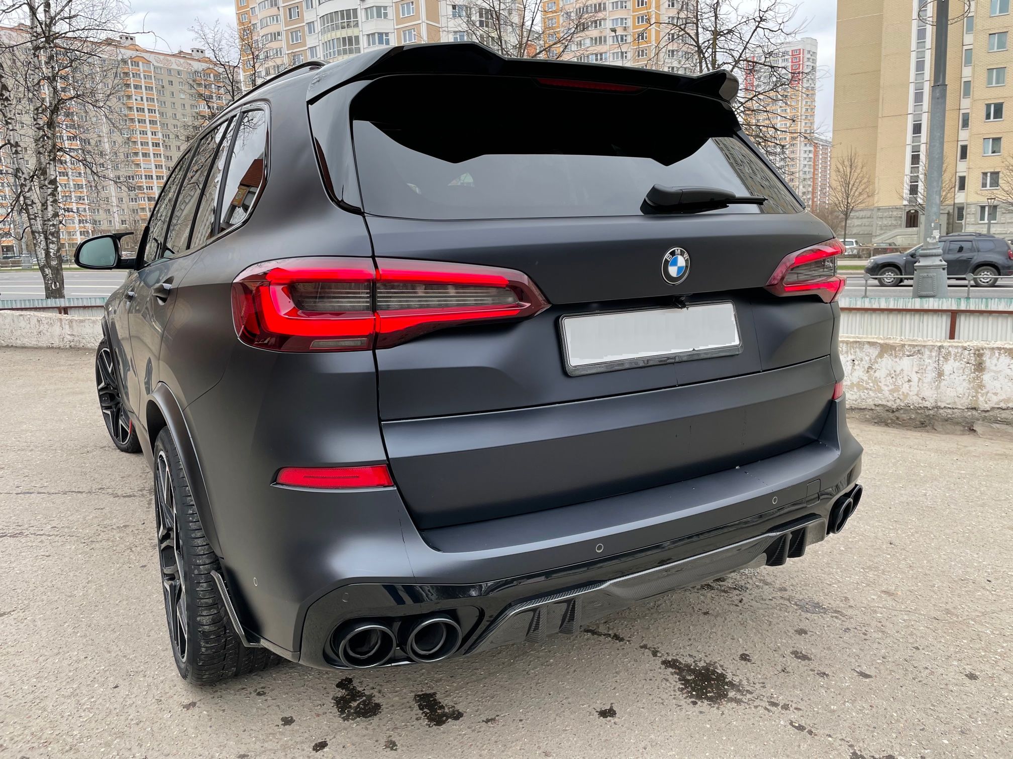 сдвоенный выхлоп для BMW X5 G05