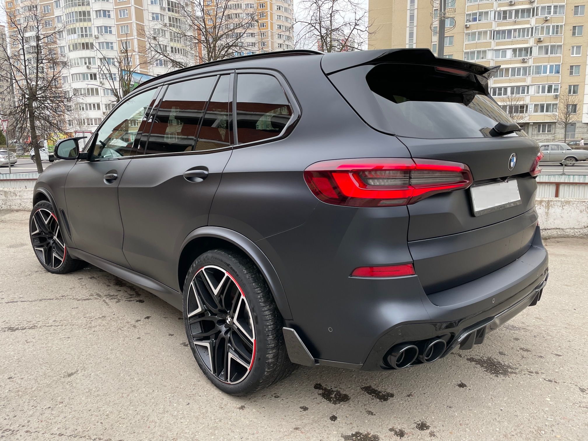 сдвоенный выхлоп для BMW X5 G05