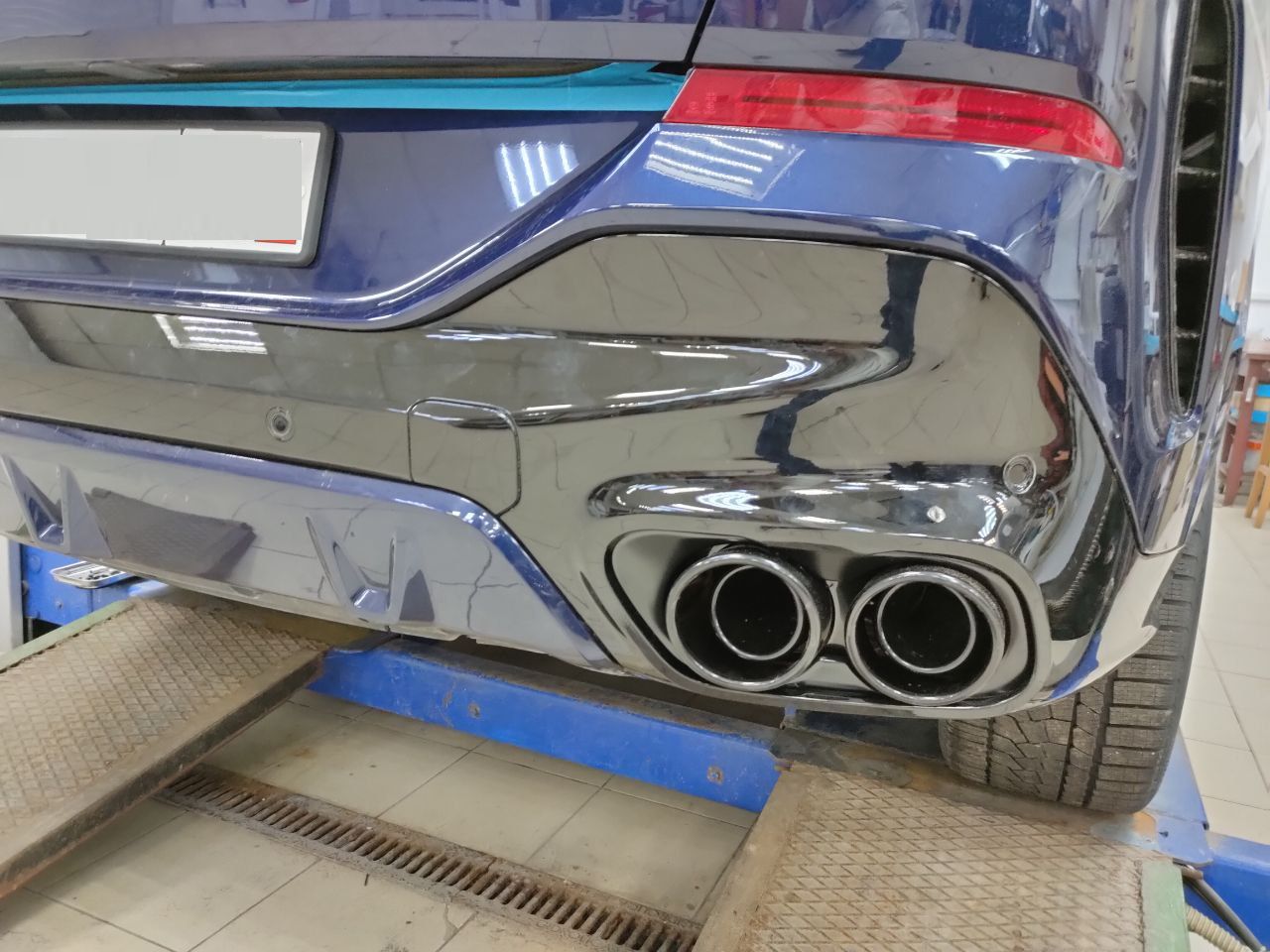 сдвоенный выхлоп для BMW X6 G06