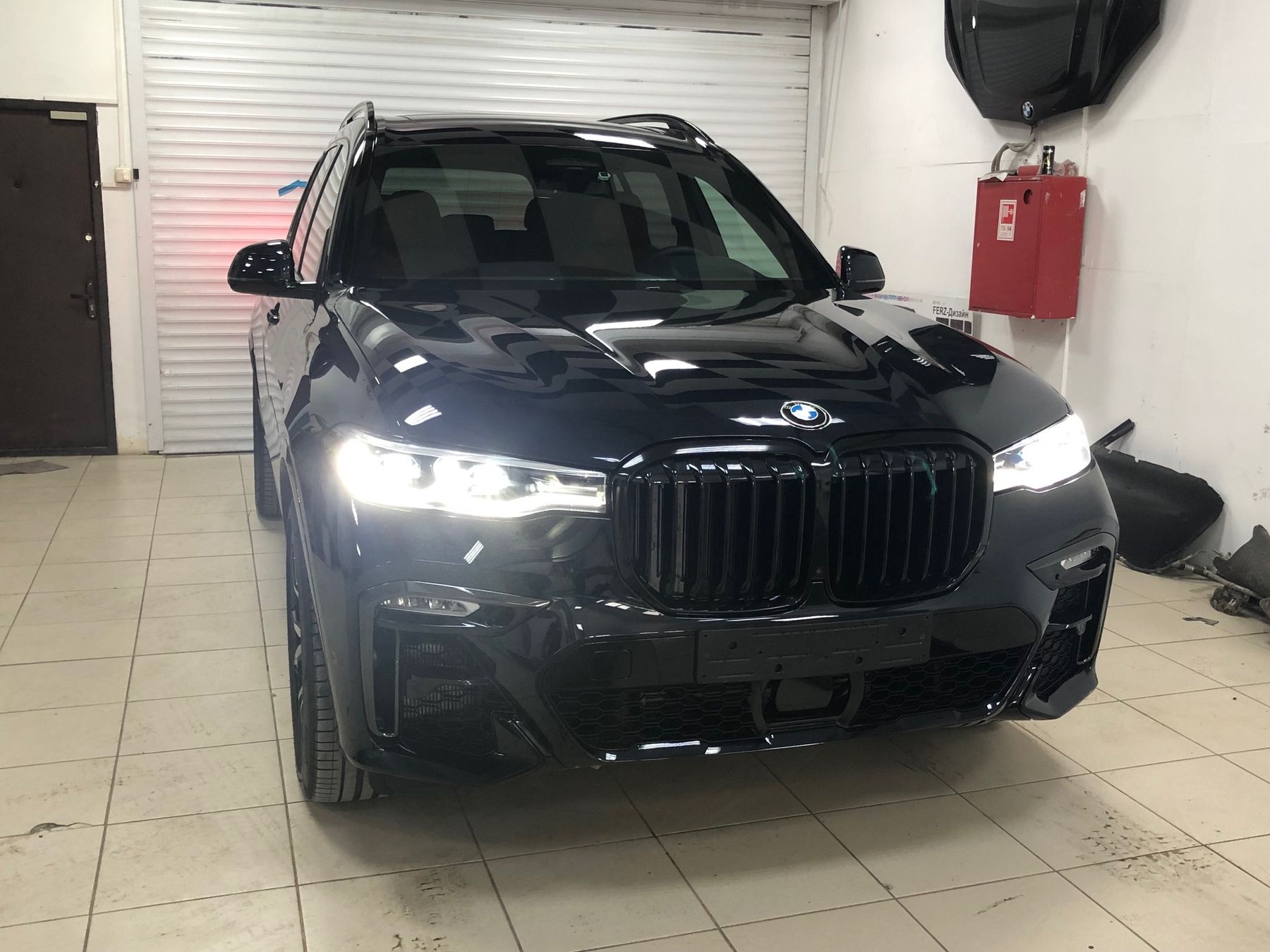 черные ноздри для BMW X7 G07