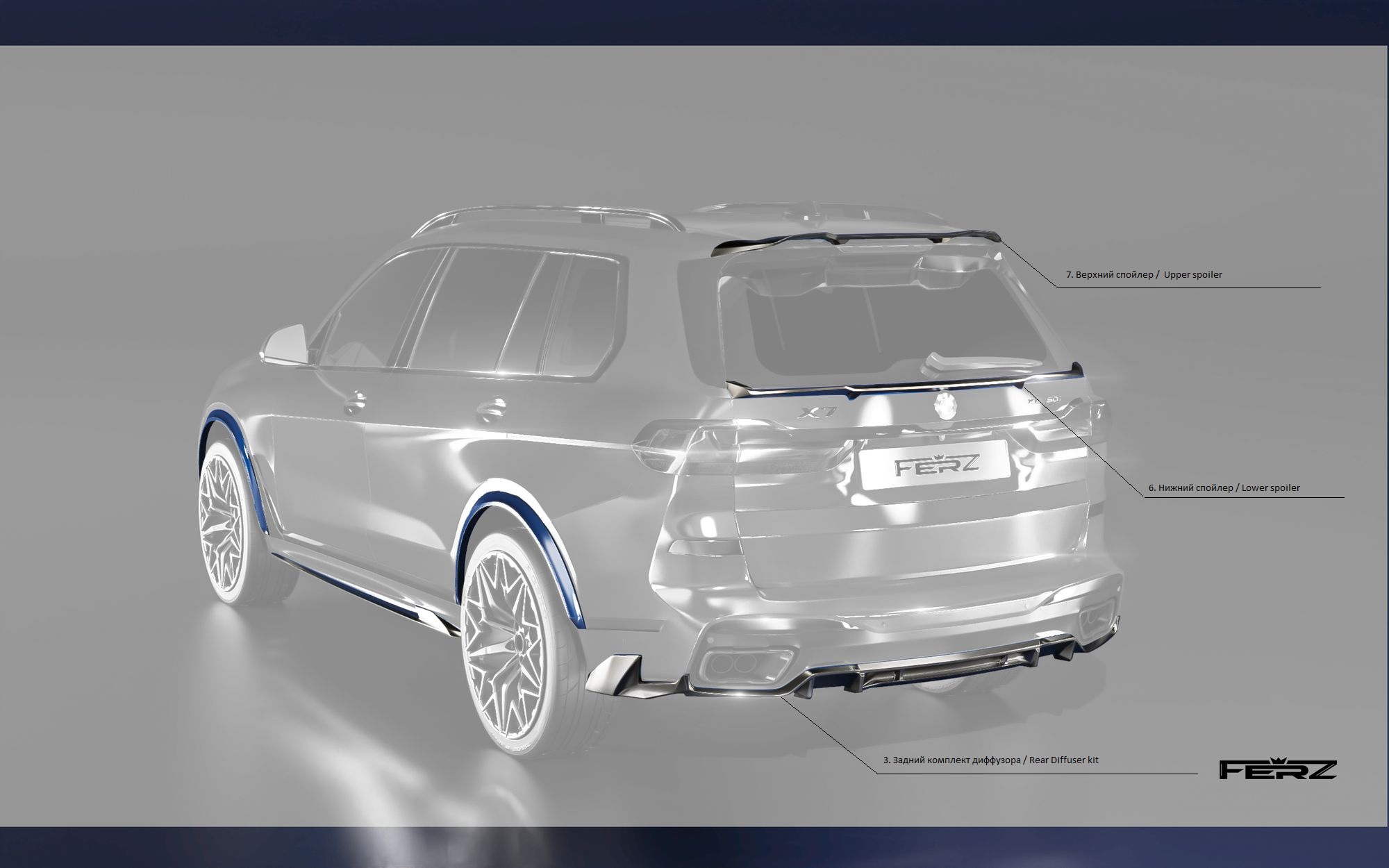 обвес FERZ для BMW X7