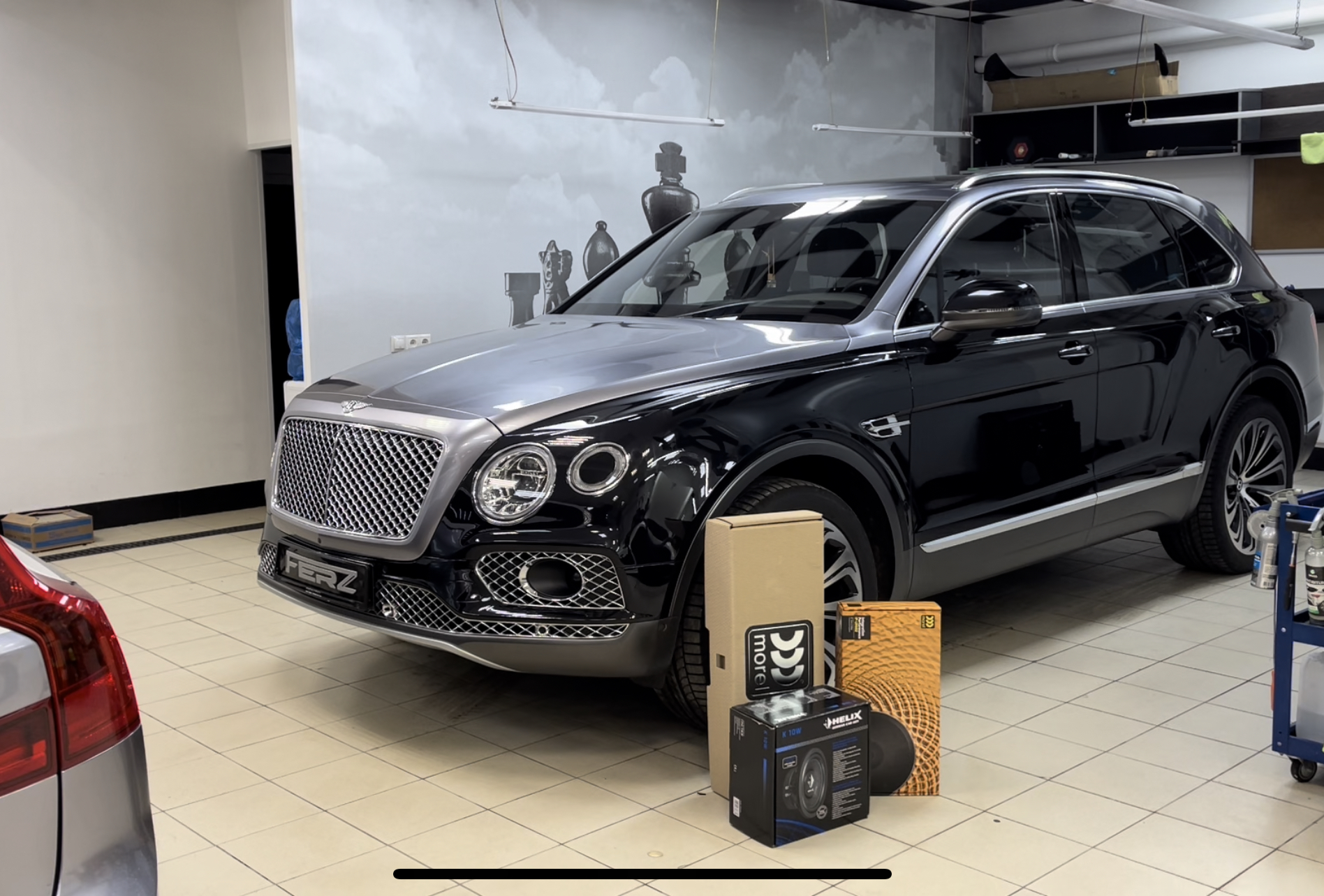 доработка звука в Bentley Bentayga