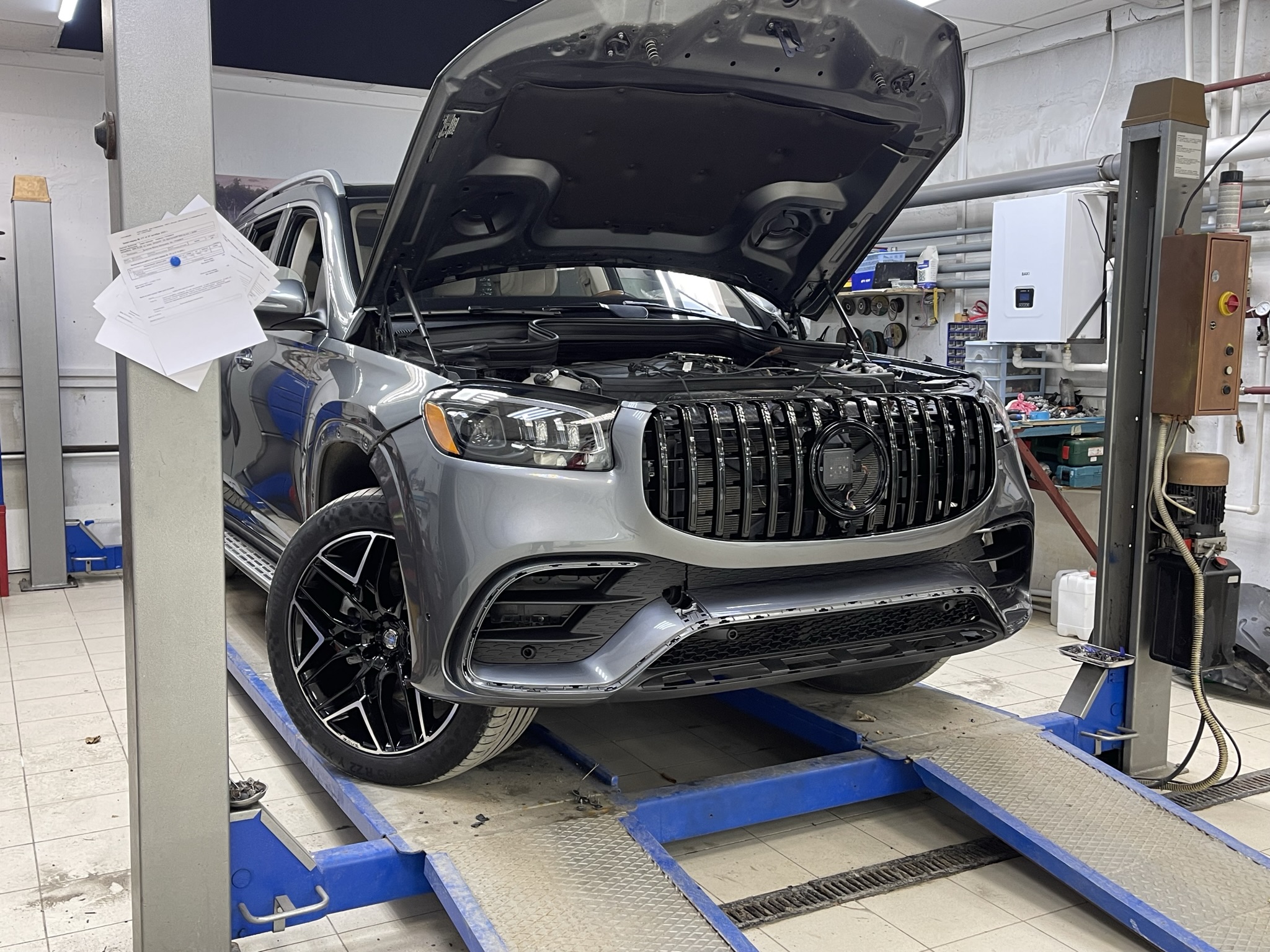 обвес AMG63 для Mercedes GLS 167