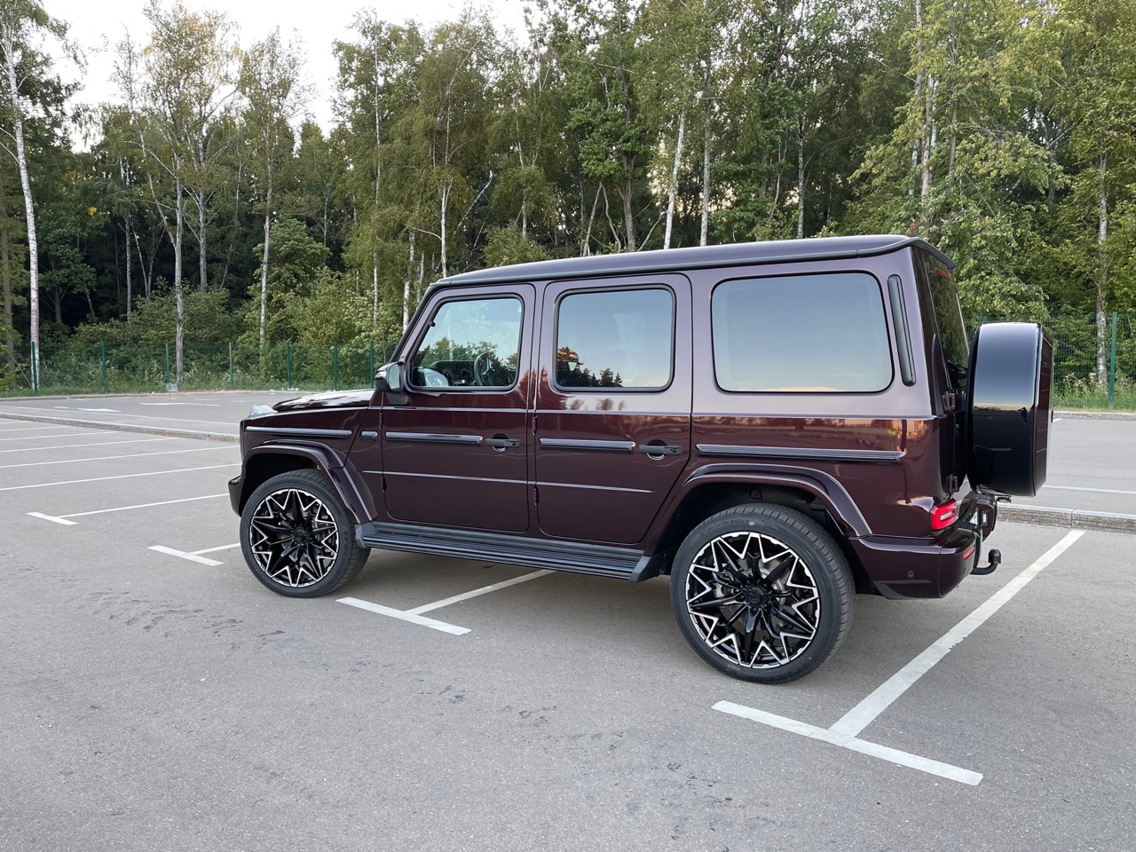 черные подножки для Mercedes G-class