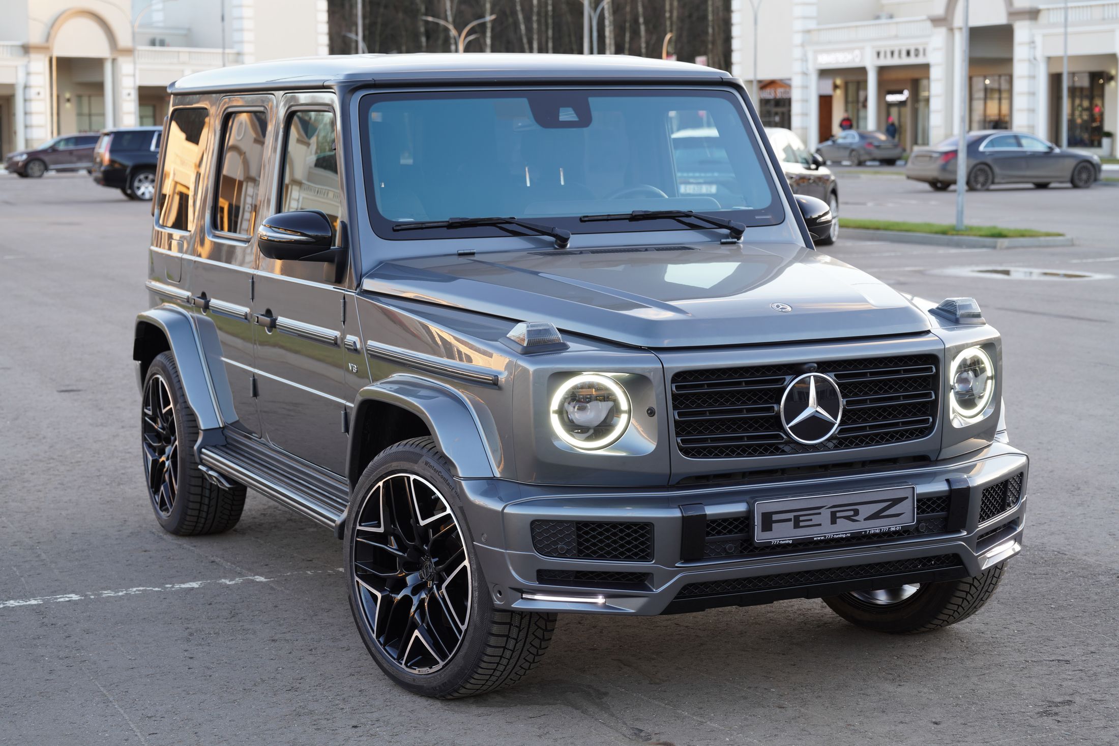 Передняя юбка для Mercedes G-class