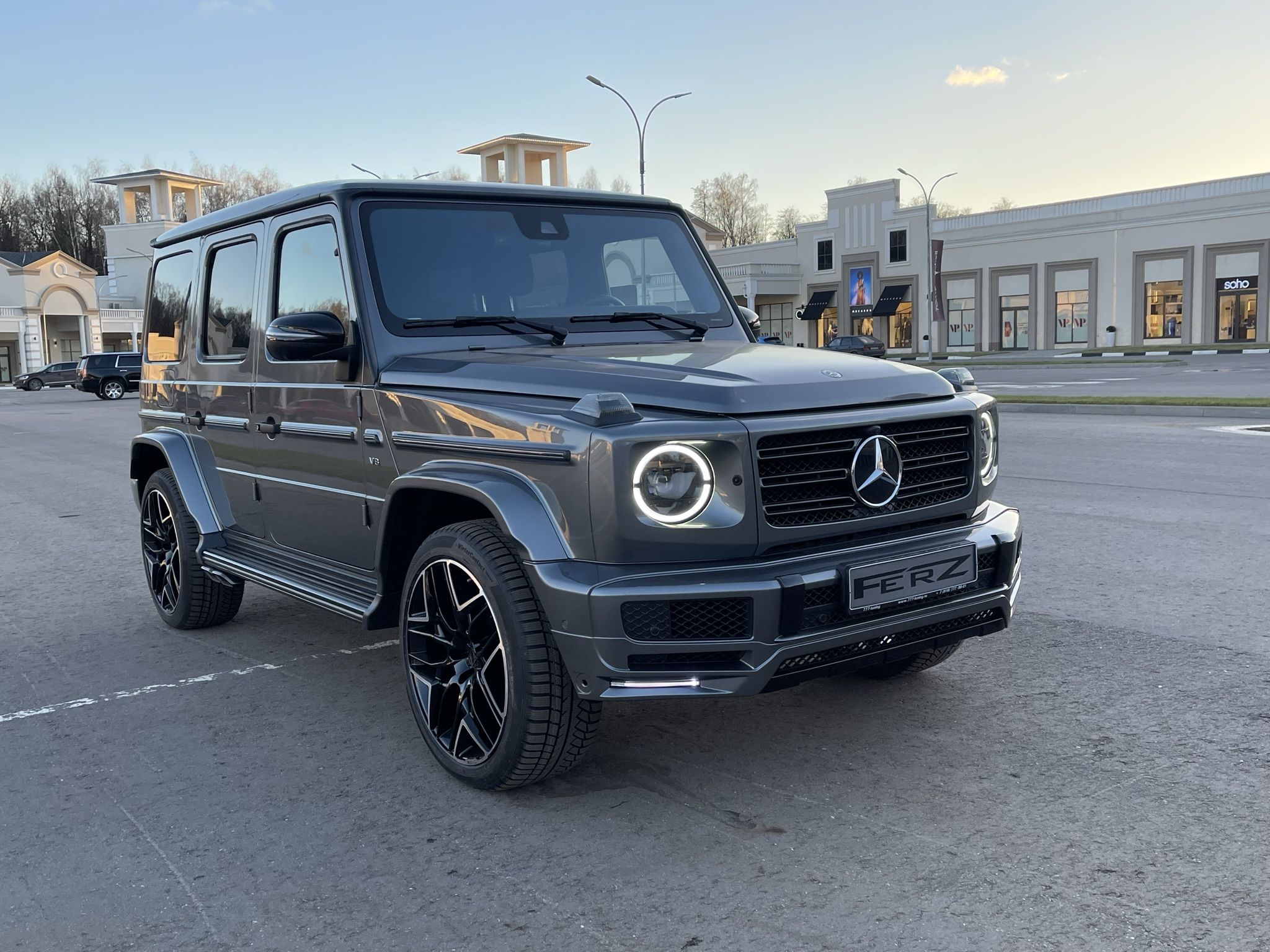 Передняя юбка для Mercedes G-class