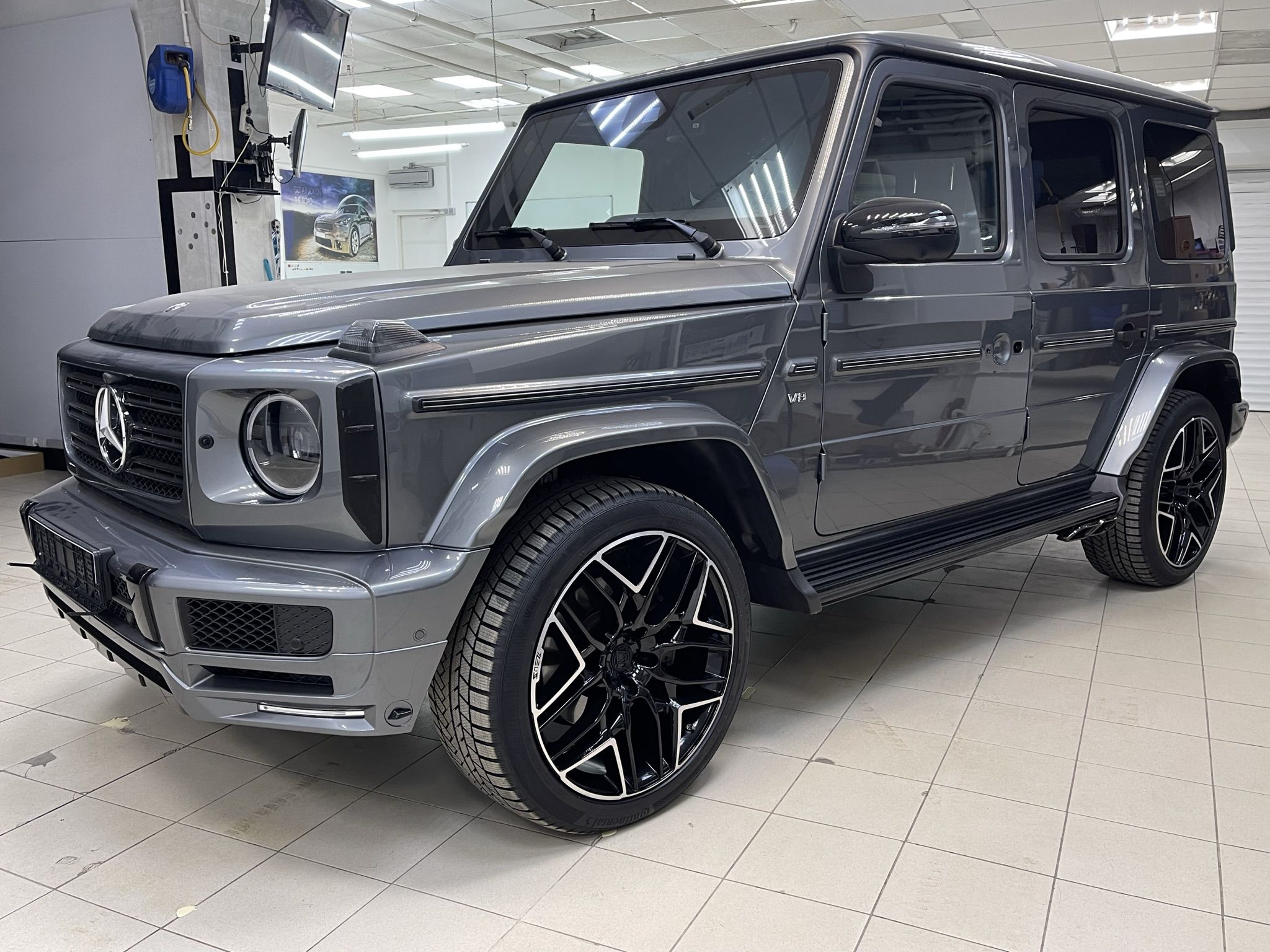 Передняя юбка для Mercedes G-class