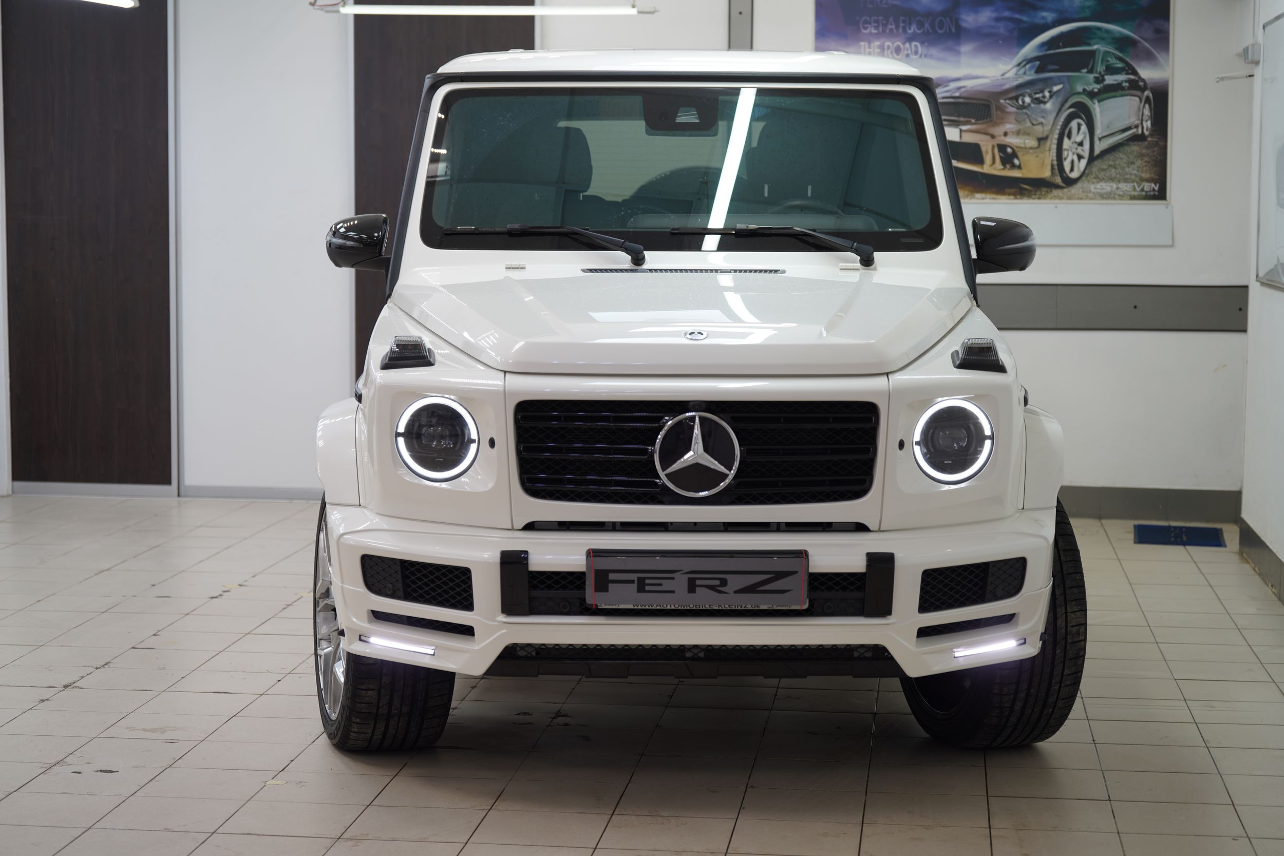 передняя юбка для Mercedes G500