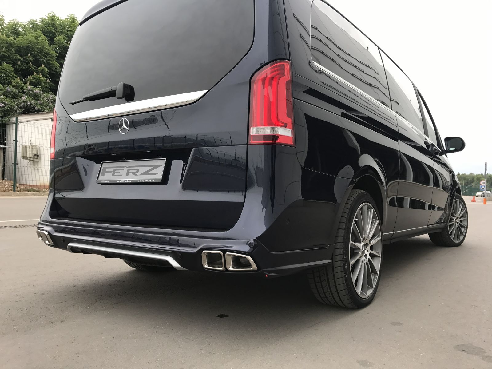 Jupiter задняя юбка для Mercedes V