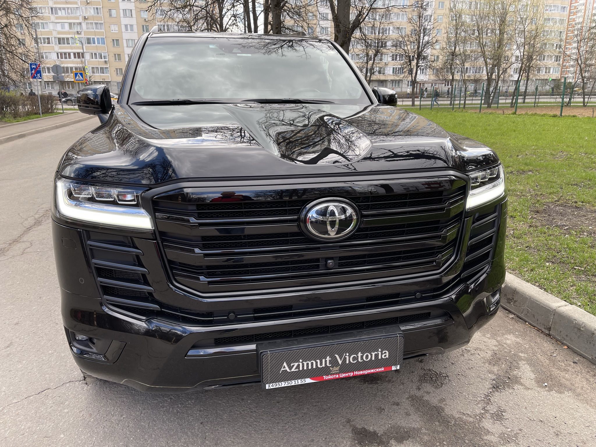 Удаление хрома на Toyota Land Cruiser 300