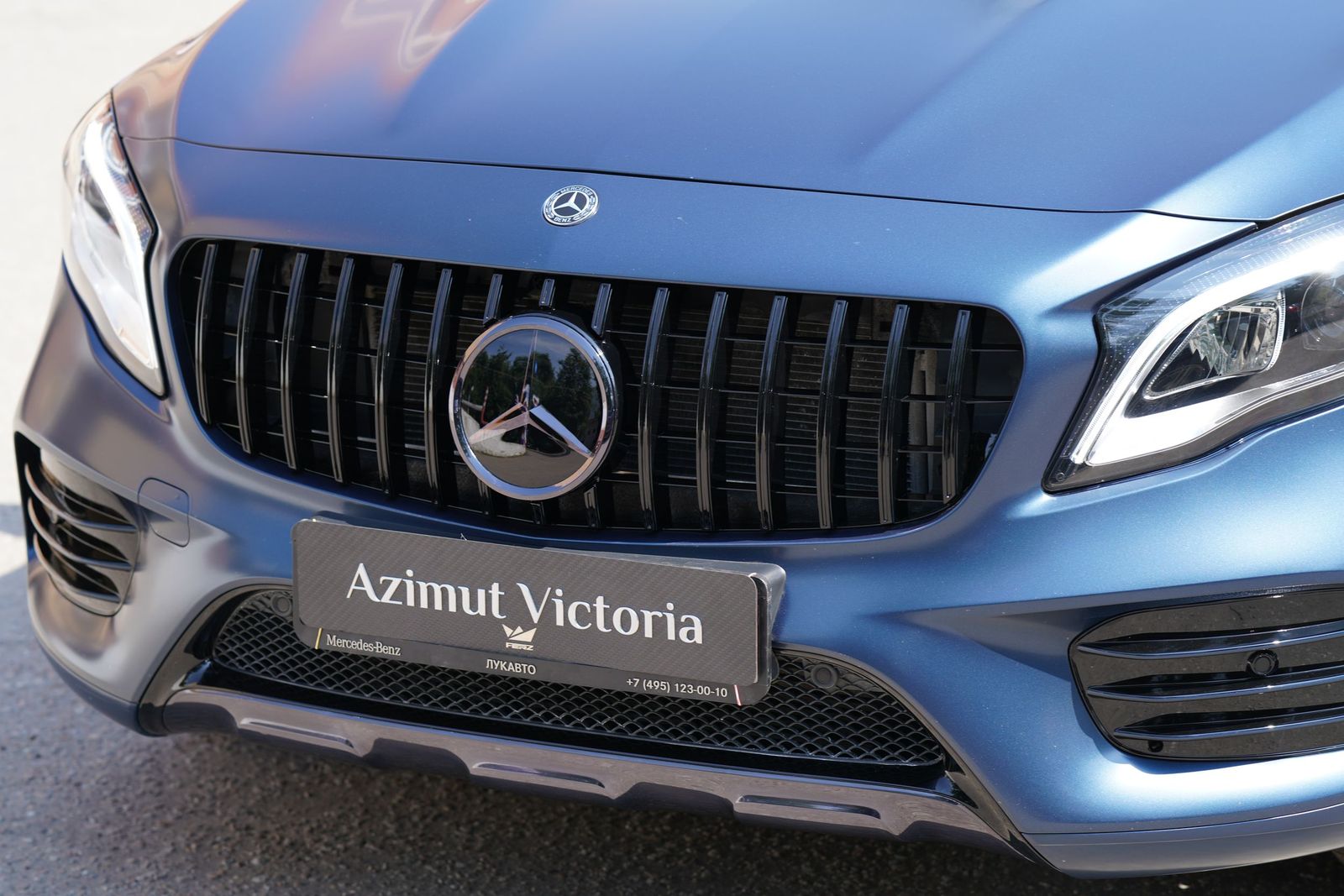 покрытие прозрачной матовой полиуретановой пленкой Mercedes GLA  в студии FERZ