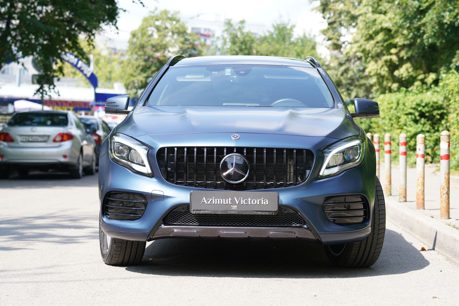 покрытие прозрачной матовой полиуретановой пленкой Mercedes GLA  в студии FERZ