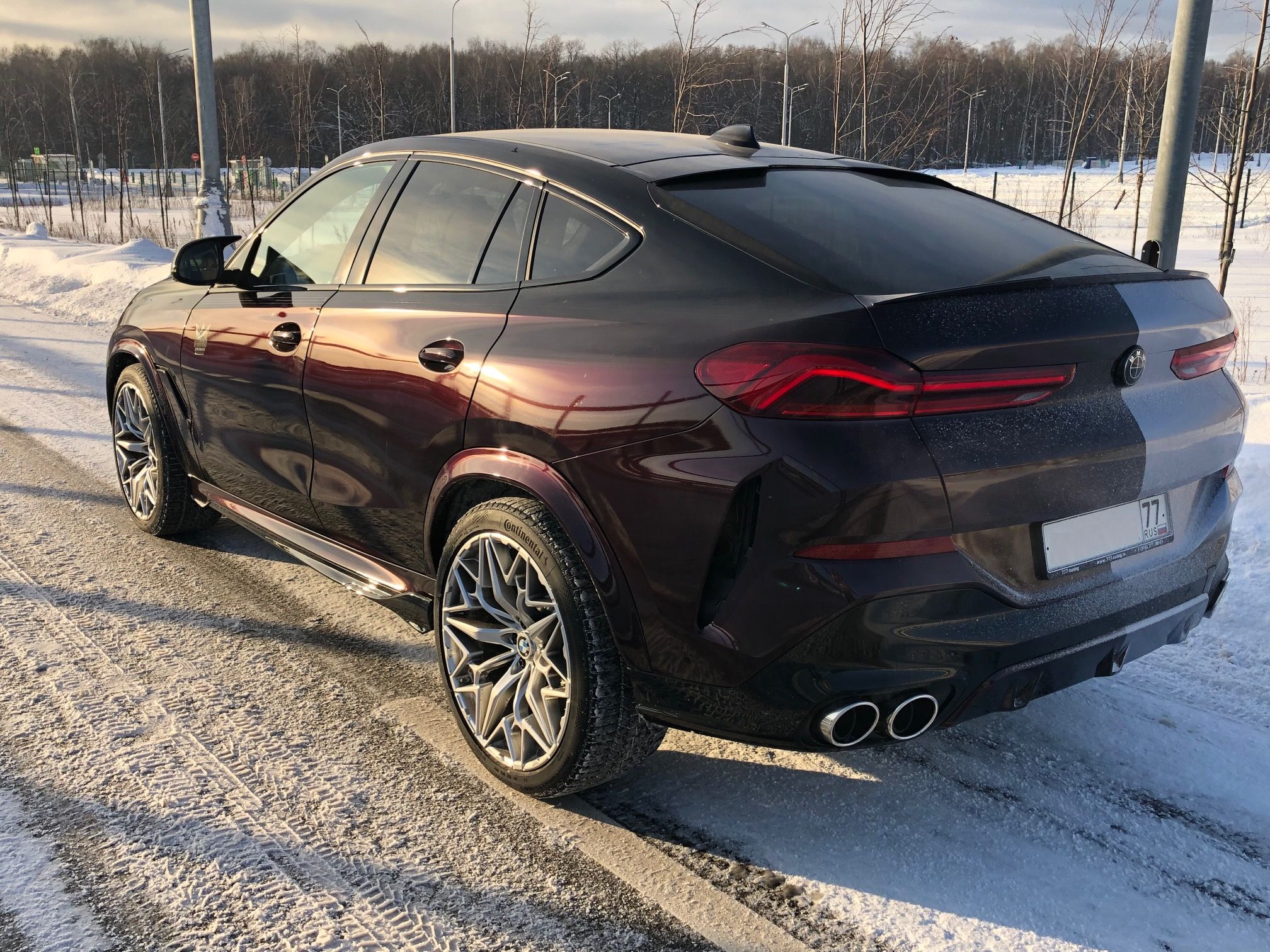сдвоенный выхлоп для BMW X6 G06